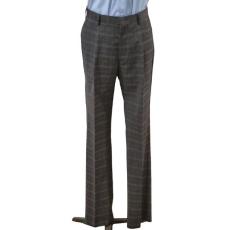 SS챠콜글레체크정장팬츠