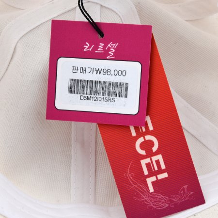 IV린넨리본챙모자