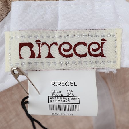 BE린넨리본챙모자