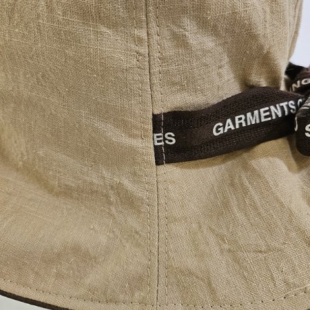 BE린넨리본챙모자