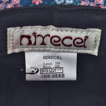 BK꽃 리본코튼벙거지모자