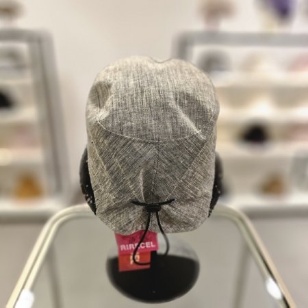 GR스트링 포인트레이스 린넨모자