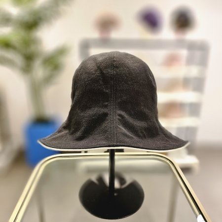 BK린넨리본챙모자