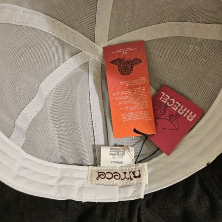 BK린넨리본챙모자