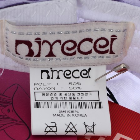 PU시원한 챙 와이어플라워모자