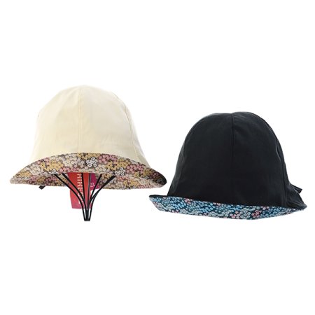 꽃 리본코튼벙거지모자2종택1