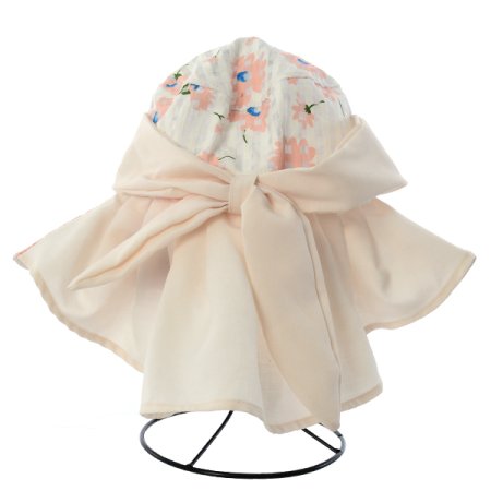 여성스러운 뒷리본 목가리게모자3종택1