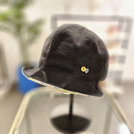 BK엘레강스 린넨 버킷햇 모자