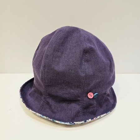 플로랄 린넨 벙거지 3