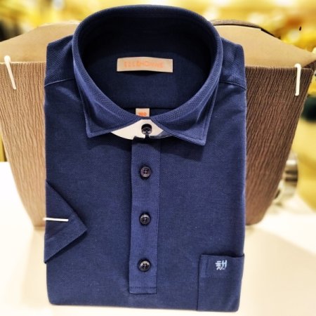 네이비반팔티셔츠