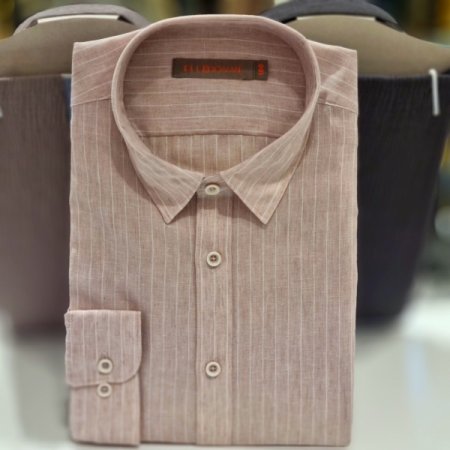 LINEN BLEND스트라이프셔츠