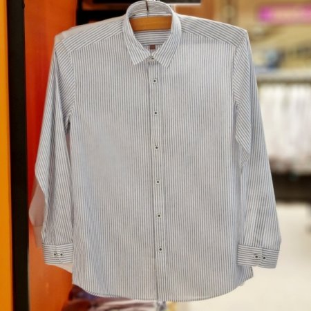 LINEN BLEND스트라이프셔츠