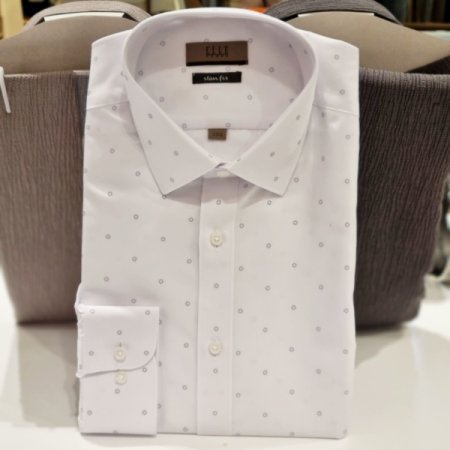 화이트슬림핏셔츠