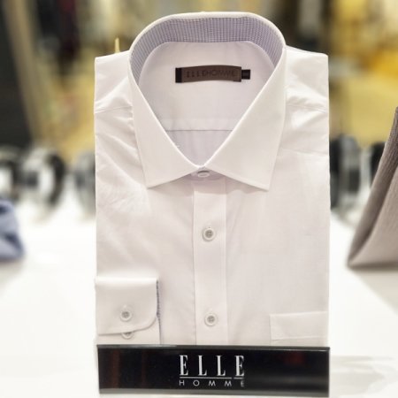 화이트 면100셔츠