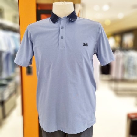 칼라배색 티셔츠