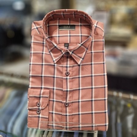 브라운긴팔셔츠