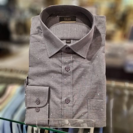 진그레이긴팔셔츠