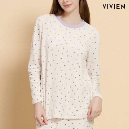 홈웨어 도트 밍크기모 세트