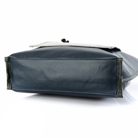 하운지 한지 가죽 숄더백NY