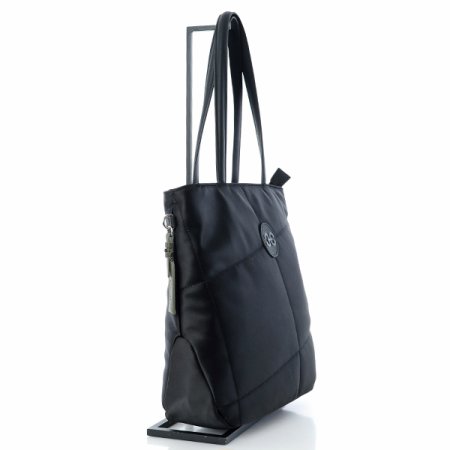 사선 퀼팅라인 숄더백BK