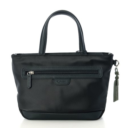 사선 퀼팅라인 토트백BK