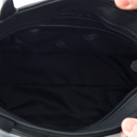 사선 퀼팅라인 토트백BK