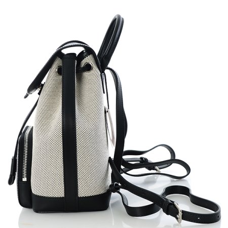 캔버스 가죽콤비 미니백팩