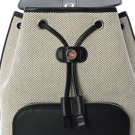 캔버스 가죽콤비 미니백팩