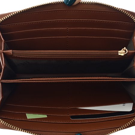 패턴 지퍼돌이 장지갑610