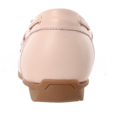 리본 장식 포인트 드라이빙 슈즈