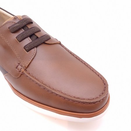 발등 밴드끈 캐주얼 보트 슈즈