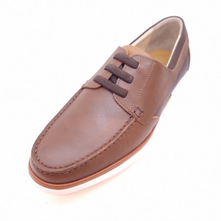 발등 밴드끈 캐주얼 보트 슈즈