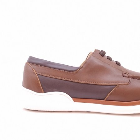 발등 밴드끈 캐주얼 보트 슈즈