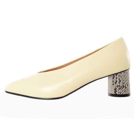 아몬드 코라인 하이뱀프 여성 펌프스