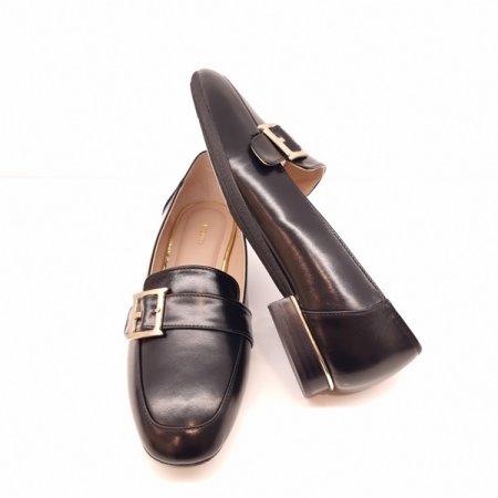 스퀘어 토쉐입 세미 드레스 로퍼