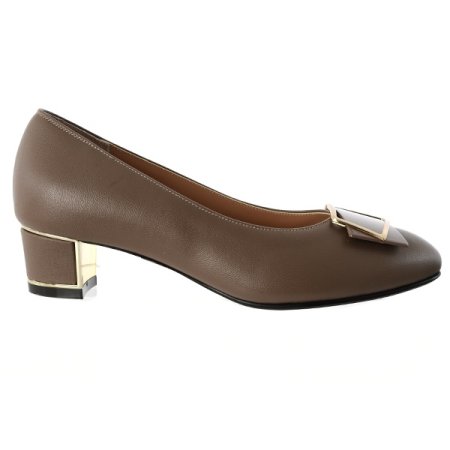 사각 장식이 돋보이는 편한 펌프스