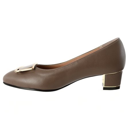 사각 장식이 돋보이는 편한 펌프스