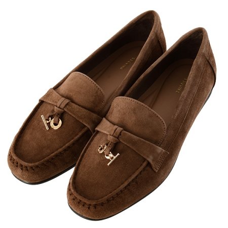 스웨이드 소재 여성 드라이빙 슈즈