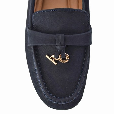 스웨이드 소재 여성 드라이빙 슈즈