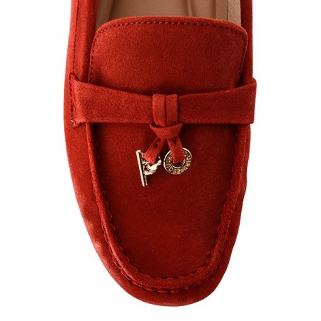 스웨이드 소재 여성 드라이빙 슈즈