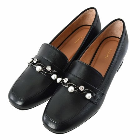 진주 포인트 장식 로퍼