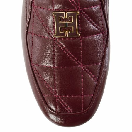 체크 패턴라인 논슬립 로퍼