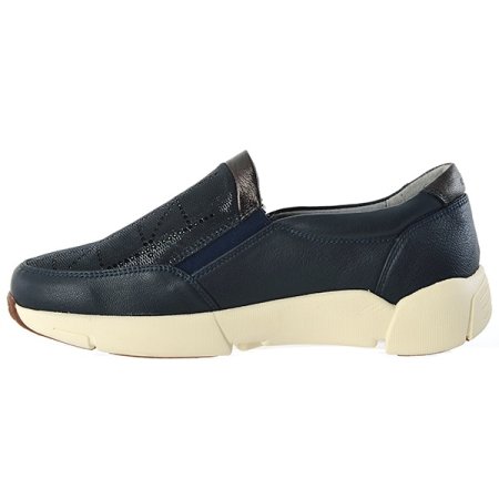 체크 패턴 라인 논슬립 슬립온