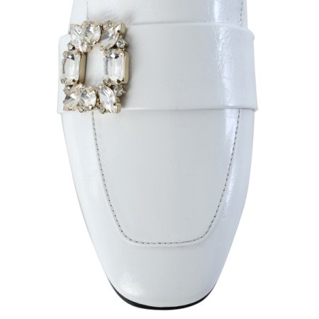 보석 장식 여성 로퍼