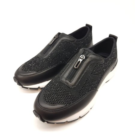 여성 지퍼 슬립온