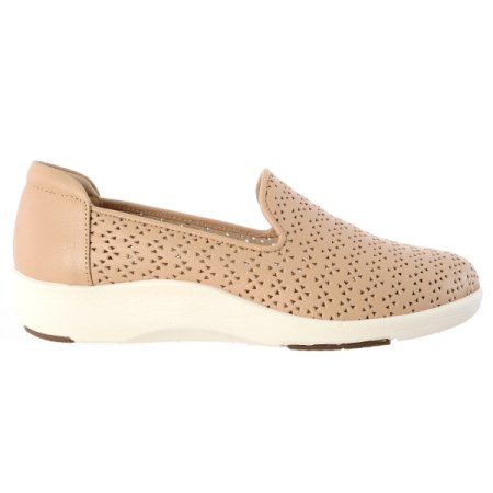 펀칭 디테일 여성 슬립온