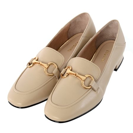 여성 골드 장식 로퍼