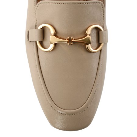 여성 골드 장식 로퍼