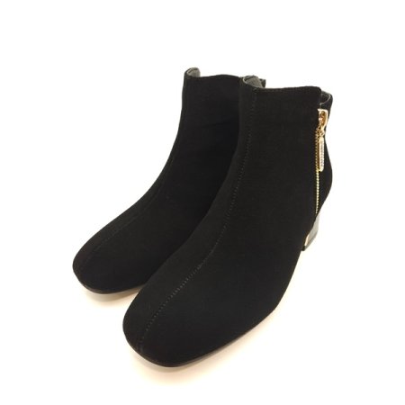 여성 스웨이드 앵클 부츠