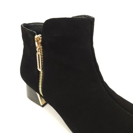 여성 스웨이드 앵클 부츠